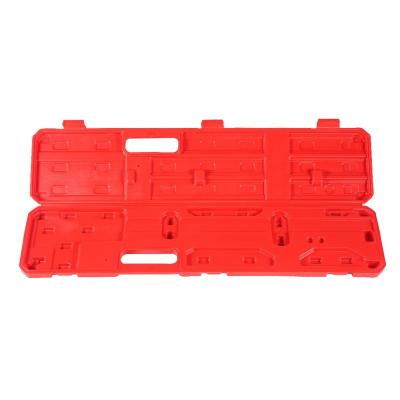 China OEM Durable Red Portable Long Plastic Tool Boxes For Vernier Caliper for sale