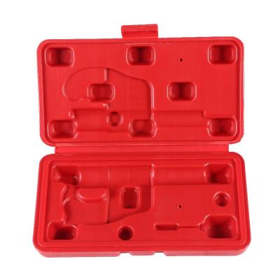 China Small Durable Custom Red Micrometer Hard Flexible Professional Plastic Tool Case for sale