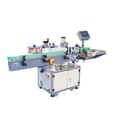 China Food Capping and Filling Labeling Machine Wine Jar Labeling Machine Semi Automatic Round Bottle Labeling Machine for sale