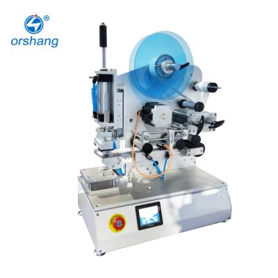 China Food brand labeling machine labeling machine for memory module motherboard semi-automatic flat labeling machine for sale