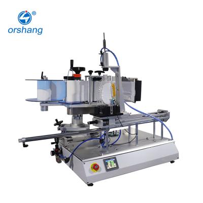 China 2021 Hot Food Semi-automatic Single Head Single Side Labeling Machine In Stock for sale