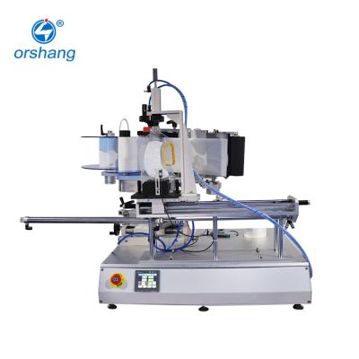 China Semi automatic double food price best side labeling machine for flat/square bottle for sale