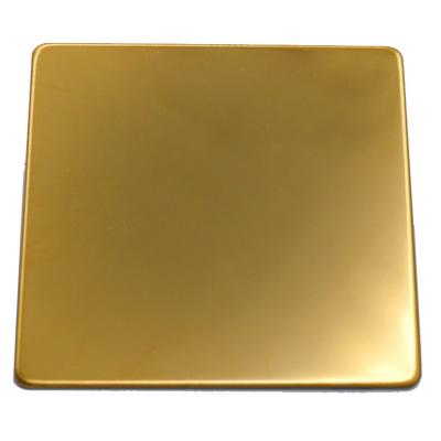 China Construction 0.3mm Color Coated SS316 Sheets Mirror Stainless Steel Gold Foil For For Ceiling Decoration for sale