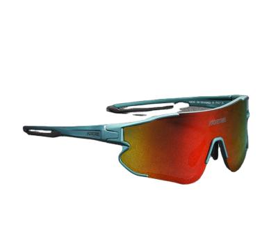 China 2021 One Piece Kdeam Fashion Style Cycling Sunglasses Shield TR90 Oversized Sports Polarized Sunglasses KD0801 for sale