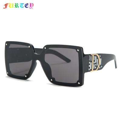 China New Style A2202 Square Fashion Big Frame Sunglasses Thick Square Whole Factory Sale Custom Logo Sunglasses for sale