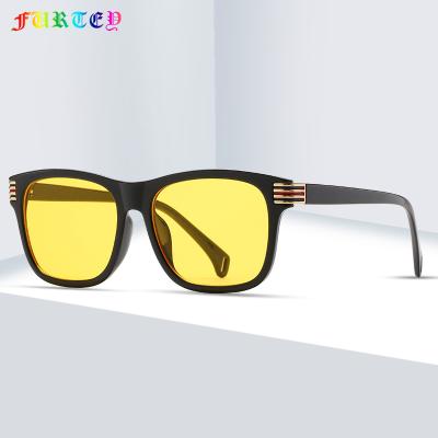 China Square sunglasses new retro small hot sale fashion sunglasses glasses wholesale personality plastic square glasses for sale