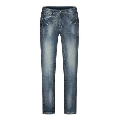 China Customized Wholesale Customized Cotton Sustainable Mens OEM Biker Jeans Ripped Skinny Mens Breathable Jeans for sale