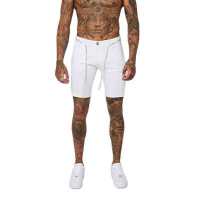 China Factory Men's Cotton Casual Mens White Skinny Stretch Jeans Pants Breathable Fashion Shorts for sale