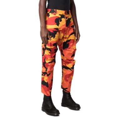 China New 2022 Wholesale OEM Breathable Men Casual And Comfortable Cotton Camouflage Straight Pants for sale