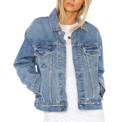 China Wholesale Women's Denim Jackets Customized Color New Style Reversible Women's Friend Clothing Women's Jackets for sale