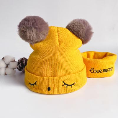 China New Autumn and Winter Children's New COMMON Children's Hat Children's Hat Baby Woolen Wholesale COMMON Smile Warm Hat for sale