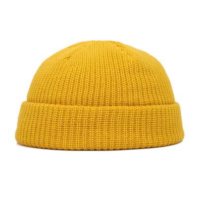 China breathable & Custom Acrylic Beanie Knit Hat Plain Dyed Warm Knitted Beanie Hat 100% Winter High Quality Waterproof for sale