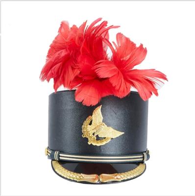 China New 2020 Plush Ceremonial Hat Side Porter Hat for sale