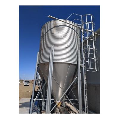 China Cheap Farm Price Storage Steel Silos / Pig Poultry Farm Corrugated Sheet Carbon Steel Silo for sale