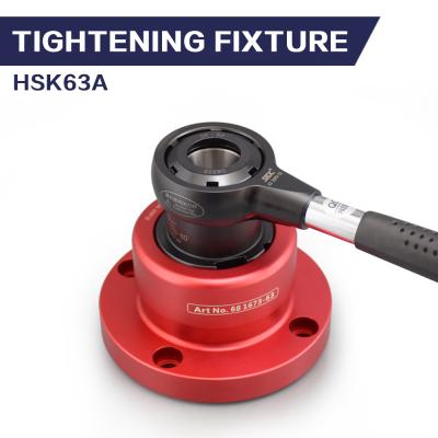 China NEW 1pc HSK63A CNC Machining Center Tool Holder Lock Base Fit HSK 63A Collect Chuck Tool Holder Tightening Fixture for sale