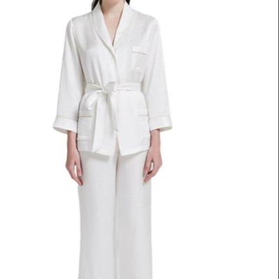 China 2022 NEW ARRIVAL QUICK DRY high quality women's real silk pajamas for sale