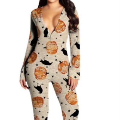 China 2022 new arrival functional buttoned flapper pajamas printing QUICK DRY buttoned pajamas pajamas for sale