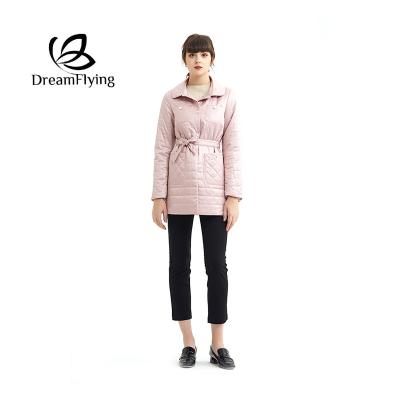 China 2021 New Fashion Manufacturer High Quality Women's Breathable Winter Stripper Casual Jacket Slim Down Coat for sale