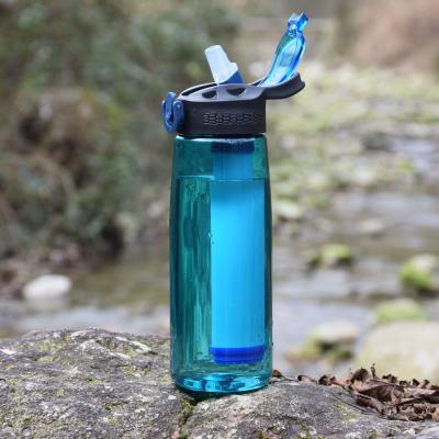 China household new desgin water filter bottle/plastic water bottle purifier for sale