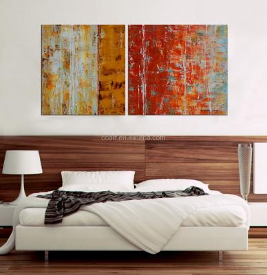 China Cheap High Quality Stretched Abstract Art Oil Painting Abstract for sale