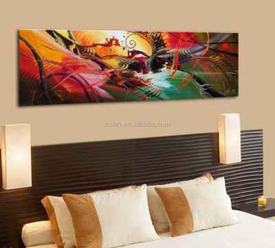 China Abstract Textured Landscape Oil Painting Modern Home Decor for sale