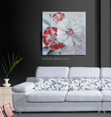 China 100% Handmade Abstract Beautiful Orchid Peony Flower Oil Painting for sale