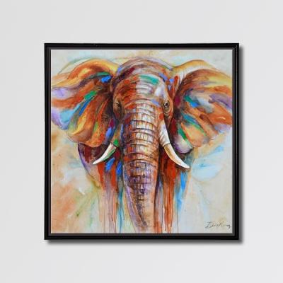 China Abstract Makers Rate Easy Abstract Animal Elephant Wall Decor Paintings for sale