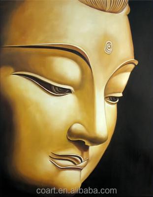 China Modern Abstract Buddha Ware Wall Art Oil Paintings Faces On Canvas for sale