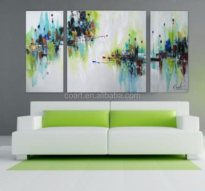 China Modern Decoration Oil Paintings Triptych On Canvas for sale