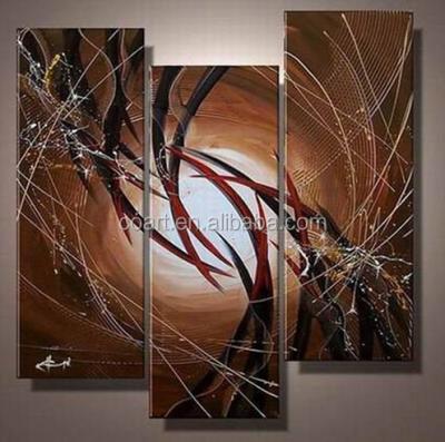 China Abstract Home Decor Group Handmade Abstract Painting Framed for sale