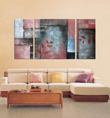 China Modern Free Sample Modern Canvas Group Decoration Painting for sale