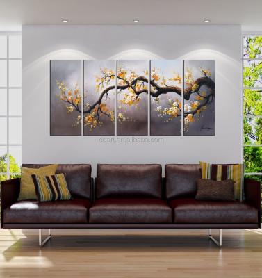 China Abstract Canvas Group Flower Painting For Home Decoration for sale