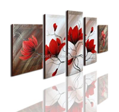 China Handmade Abstract Group Flower Wall Art Canvas HELOR VICOR Fabric Painting Painting Designs for sale