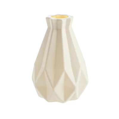 China small modern white nordic plastic flower vase for home decor for sale