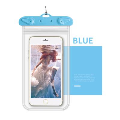 China Custom Logo PVC Water Proof Mobile Phone Bag Cheap Transparent Pouch Waterproof for sale