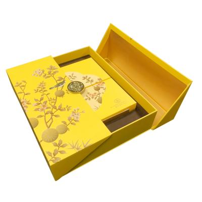 China Recyclable Free Design Eco-Friendly Luxury Magnetic Chocolate Empty Boxes With Inserts Trays for sale