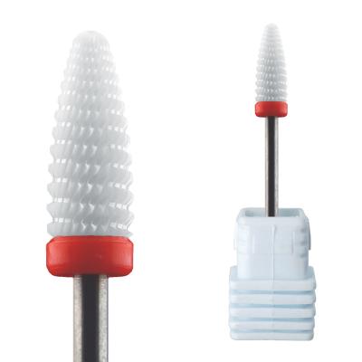 China Durable Flame Shape For Pedicure Nail Drill Bits Whosale Prices Professional Ceramic Nail Drill Bits Ceramic Nail Drill Bit for sale