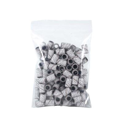 China Anti-blocking. Good heat dissipation performance. 100pcs/Bag Dropshipping Long Lasting Zebra Nail Sanding Band For Nail Drill Bits Nail Art Japan NCA Aluminum Oxide Manicure Sanding Bands for sale