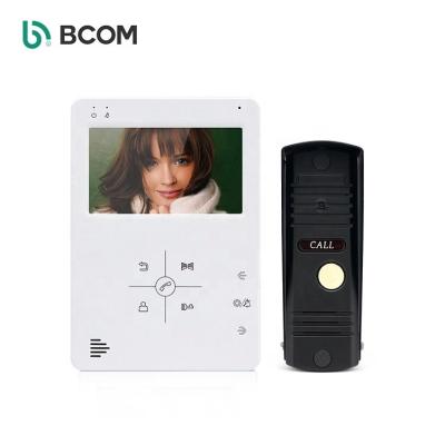 China Built-in camera cheap video doorphone waterproof IP65 level easy to install intercom hot sale in Russia support 2 locks for sale