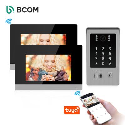 China Monitoring RFID and password to access video doorphone IP video intercom technical assistance IOS and Android tuya easy to use touch screen for sale