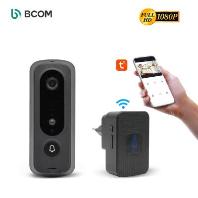 China Bcomtech Intercom Manufacturer Contemporary HD Recordable Wireless Doorbell Video Camera Chinese Door Bell for sale