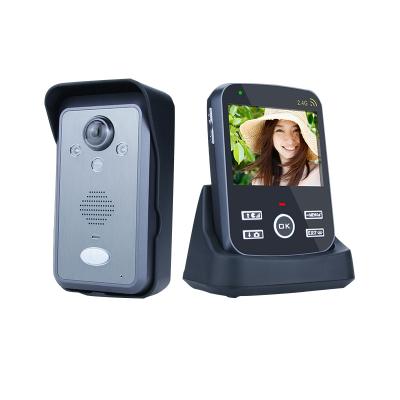 China 3.5 Inch Wireless Intercom Video Doorphone Multi User Motion Detection Connecting for sale