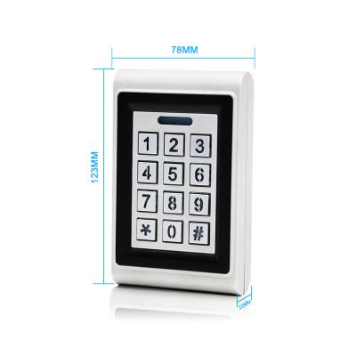 China Waterproof / Waterproof RFID Metal Shell Access System Standalone Keypad Single Door Controller for sale