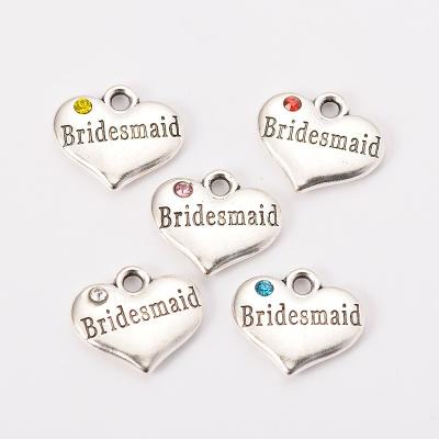 China Love Wedding Popular CLASSIC Diamond Alloy Pendant Jewelry Retro Series Bridesmaid Accessories for sale