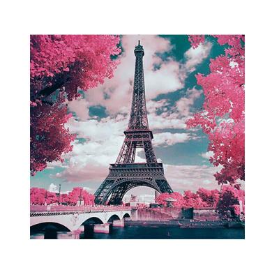 China 30x30cm Full Round Diamond Tree Landscape DIY Diamond Painting Craft Non-Toxic Wall Painting For Room for sale