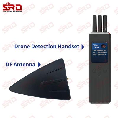 China New Model Handheld Drone Detection Alarm Drone Detector with Direction Finding Antenna L*W*H: 215*66*43mm for sale