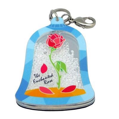 China Plastic Acrylic Key Chain Manufacturer Custom Printing Logo Key Chains For Gifts Clear for sale