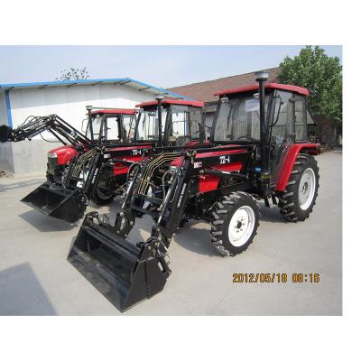 China Farms loader bucket tz-4 small tractor for sale tractor for agriculture with mini front loader 4x4 tractor garden for sale