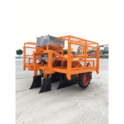 China Agricultural cassava planter for seed planting machine farm tools 2 row cassava planter for sale