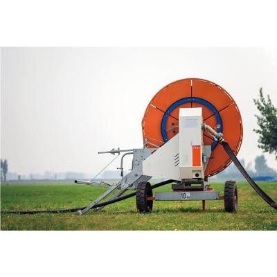 China Strong And Sturdy Farm Water Pump Hose Reel Irrigation Machine Exporting To Africa for sale